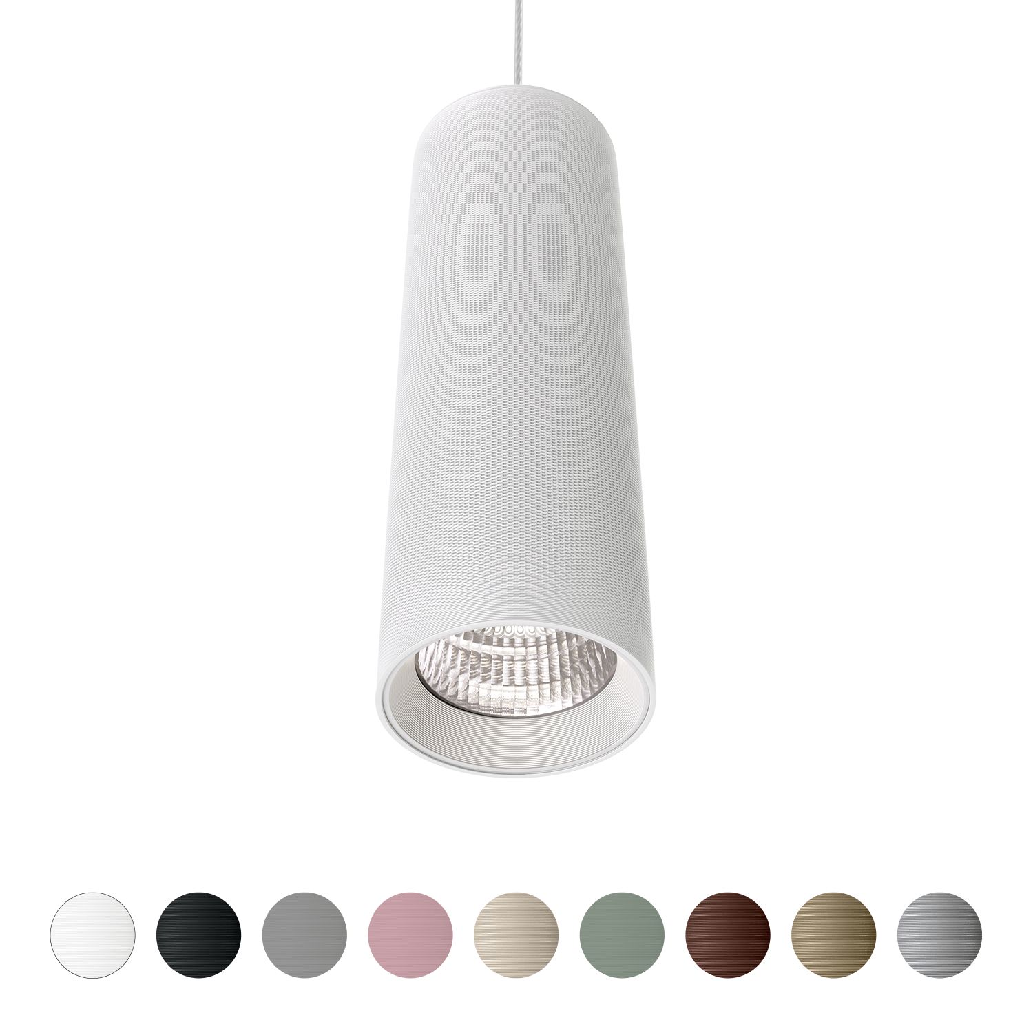LEDライト 3FACE+ Mサイズ SILVER CLF-1740 O38 LED 1000 HF 840 1000MM SILVER