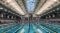 Jean K. Freeman Aquatic Center - University of Minnesota pool with Ametrix lighting
