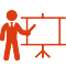 icon of person teaching