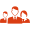 icon of a group of professional looking men and women