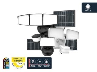 SEC Series Solar Powered Motion & Security Floodlights