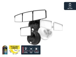 SEC Series Battery Powered Motion & Security Floodlights