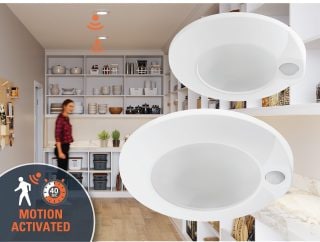 HLCEMS Surface Disk Lights with Motion