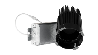 LDRT3D 3" Precision High Center Beam Install-from-Below Round Downlight