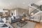 open living room with recessed lighting