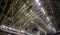 hockey arena lighting installed on ceiling