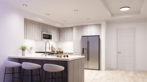 Fire rated recessed lighting, without the drywall box