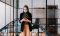Businesswoman wearing mask in the office during COVID-19 pandemic