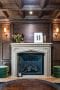 Park House renovation fireplace lighting