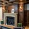 Park House renovation fireplace lighting
