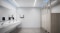 Bathroom with UV-C germ disinfectant lighting