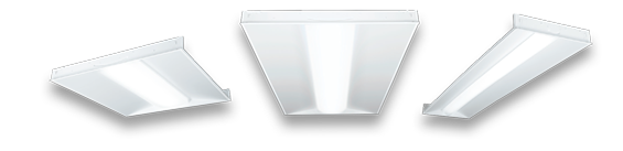 Metalux RTC - 3 Different Versions of Troffers Showing Versatility